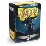 Dragon Shield Standard Size Sleeves – Matte Jet 100CT - Card Sleeves are Smooth & Tough - Compatible with Pokemon, Yugioh, & Magic The Gathering Card Sleeves – MTG, TCG, OCG