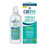 CloSYS Sensitive Mouthwash, 32 Ounce, 2 Count, Gentle Mint, Alcohol Free, Dye Free, pH Balanced, Helps Soothe Mouth Sensitivity, Fights Bad Breath