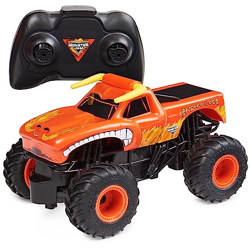 Monster Jam, Official El Toro Loco Remote Control Monster Truck, 1:24 Scale, 2.4 GHz, for Ages 4 and up