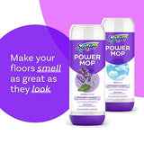 Swiffer PowerMop Multi-Surface Refill Pack for Floor Cleaning, Pack Includes 5 Mopping Pad Refills, 1 Floor Cleaning Solution with Lavender Scent