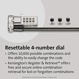 Kensington N17 Dell Laptop Computer Lock, Combination Security Locking Cable (K68008WW) Black