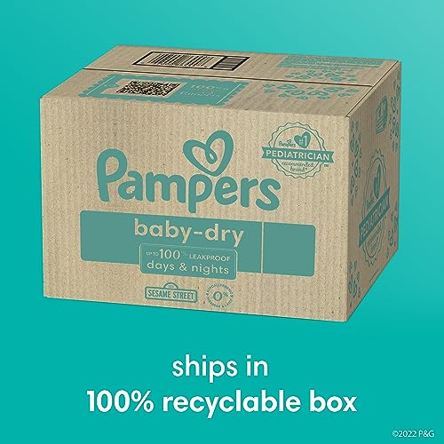 Pampers Baby Dry Diapers Size 7, 108 count - Disposable Diapers
