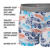 Hanes Boys' and Toddler Comfort Flex Waistband Multiple Packs Available (Assorted/Color Boxer Briefs, 10 Pack - Prints/Stripes/Solids Assorted, 2 3 US