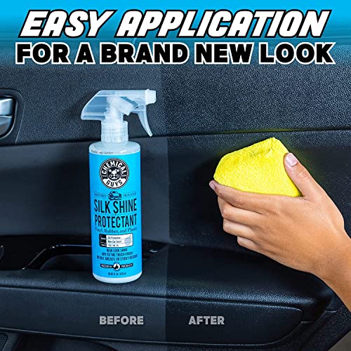 Chemical Guys TVD_109_16 Silk Shine Spray-able Dry-To-The-Touch Dressing and Protectant for Tires, Trim, Vinyl, Plastic and More, Safe for Cars, Trucks, Motorcycles, RVs & More, 16 fl oz