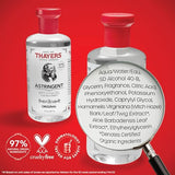 THAYERS Original Witch Hazel Astringent with Aloe Vera, 12 Ounce Bottle