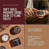 18.21 Man Made Hair Styling Products, 2oz. Original Sweet Tobacco Scent in 4 Shine/Hold Options- Paste, Clay, Pomade or Wax