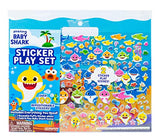 Horizon Group USA Baby Shark Sticker Play Set - 100 Reusable Puffy Stickers – Baby Shark Sticker Bundle for Kids Ages 3 and Up
