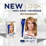 Clairol Root Touch-Up by Nice'n Easy Permanent Hair Dye, 6 Light Brown Hair Color, Pack of 2