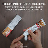 A+D First Aid Healing Ointment - Moisturizing Skin Protectant for Dry Cracked Heels, Elbows, Hands and Lips - Use After Hand Washing, Packaging May Vary, Multicolor – 1.5 oz Tube