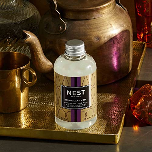 NEST Fragrances Moroccan Amber Reed Diffuser Liquid Refill 5.9 Fl Oz (Pack of 1)