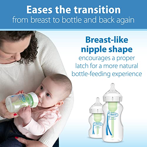 Dr. Brown's Options+ Wide-Neck Baby Bottle Sippy Spout, 2Count