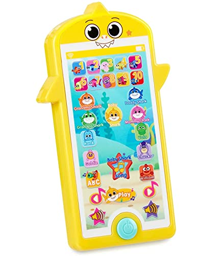 WowWee Baby Sharks Big Show! Mini Tablet for Kids – 123 and ABC Learning Toys for Toddlers – Kids Tablets (Handheld)