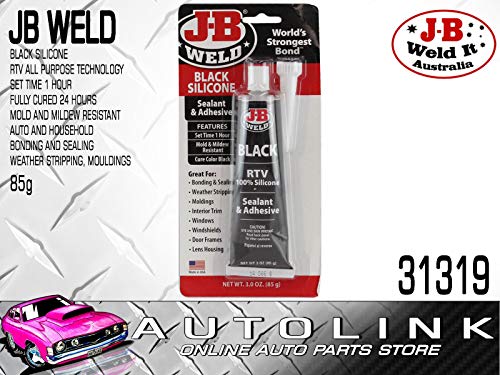 J-B Weld 31314 High Temperature RTV Silicone Gasket Maker and Sealant - Red - 3 oz.