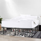 Amazon Basics Foldable Metal Platform Bed Frame with Tool Free Setup, 14 Inches High, Full, Black