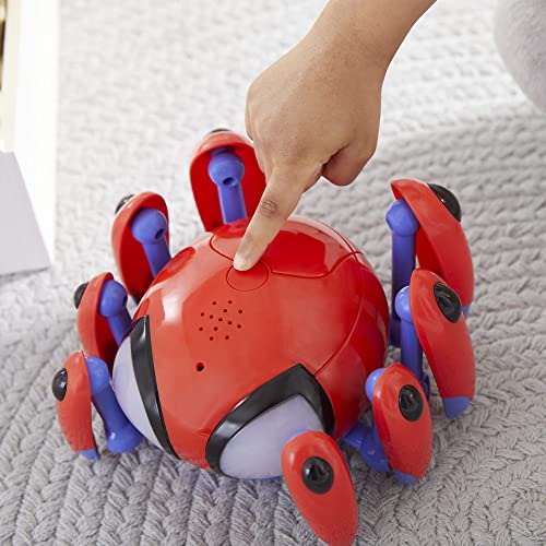 Spidey and His Amazing Friends Marvel Speak and Go Trace-E Bot, Electronic Spider Toy, Sound-Activated, Crawls, for Kids Ages 3 and Up