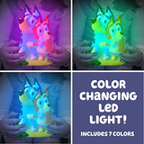 Bluey Paint Your Own Light-Up Figurine, Bluey & Bingo Night Light, Toys for Kids, Playset, Party Decorations, Game, for Kids Ages 3+