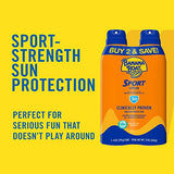 Banana Boat Sport Ultra SPF 50 Sunscreen Spray | Banana Boat, SPF 50, Spray On Sunscreen, Water Resistant Sunscreen, Oxybenzone Free Sunscreen Pack SPF 50, 6oz each Twin Pack