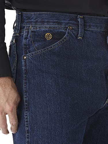 Wrangler Men's George Strait Cowboy Cut Original Fit Jean, Dark Stone, 42W x 30L