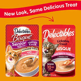 Hartz Delectables Stew Lickable Wet Cat Treats with Tuna & chicken, Senior Cats 10+ years, 1.4 Ounce (Pack of 12) - Packaging May Vary