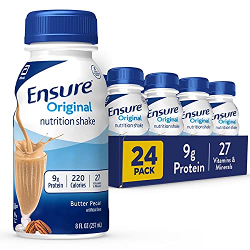 Ensure Original Butter Pecan Nutrition Shake | Meal Replacement Shake | 24 Pack