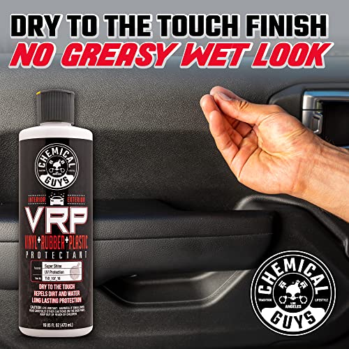 Chemical Guys TVD_107_16 VRP Vinyl, Rubber and Plastic Non-Greasy Dry-to-the-Touch Long Lasting Super Shine Dressing for Tires, Trim and More, Safe for Cars, Trucks, SUVs, RVs & More, 16 fl oz