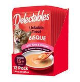 Delectables Lickable Wet Cat Treats - Tuna & Chicken, 1.4 Ounce (Pack of 12)