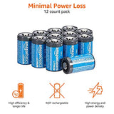 Amazon Basics 4-Pack CR2 Lithium Batteries, 3 Volt, Long Lasting Power, Low Self-Discharge Rate