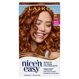 Clairol Nicen Easy Permanent Hair Dye, 6R Light Auburn Hair Color, Pack of 1 Packaging May Vary