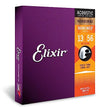 Elixir Strings - Acoustic Phosphor Bronze with NANOWEB Coating - Elixir Acoustic Guitar Strings - Medium (.013-.056)