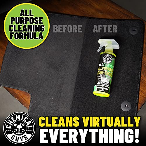 Chemical Guys CLD_101_16 All Clean+ Citrus Based All Purpose Super Cleaner, Safe for Cars, Trucks, SUVs, Motorcycles, RVs & More, 16 fl oz, Citrus Scent
