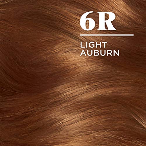 Clairol Nicen Easy Permanent Hair Dye, 6R Light Auburn Hair Color, Pack of 1 Packaging May Vary