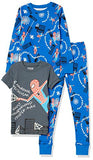 Amazon Essentials Disney | Marvel | Star Wars Toddler Boys' Pajama Set (Previously Spotted Zebra), Pack of 2, Mickey Holiday, 3T