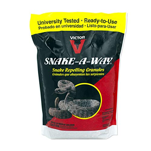 Victor VP364B-10 Snake-A-Way Outdoor Snake Repelling Granules 10LB Repellent - Repels Againts Poisonous and Non-Poisonous Snakes