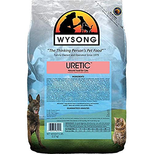 Wysong Uretic - Dry Natural Food for Cats, Chicken, 5 pounds