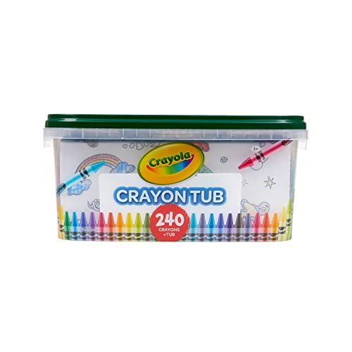 Crayola 240 , Bulk Crayon Set, Cute School Supplies, Gift for Kids, 2 of Each Color [Amazon Exclusive]
