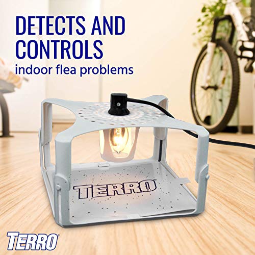 TERRO T230 Indoor Electric Flea Light Refillable Flea Trap and Killer