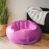 Big Joe Classic Bean Bag Chair, Black Smartmax, Durable Polyester Nylon Blend, 2 feet Round