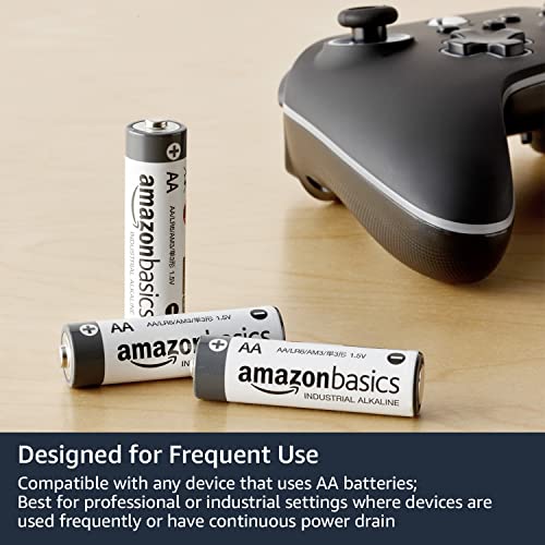 Amazon Basics 150-Pack AA Alkaline Industrial Batteries, 1.5 Volt, 5-Year Shelf Life