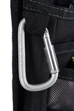 AWP Organizer Tool Pouch | 7 Pockets & Loops for Tool Organization | Heavy-Duty Metal Belt Clip Attachment