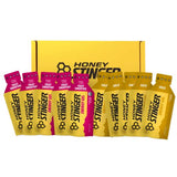 Honey Stinger Energy Gel Variety Pack | 5 Packs Each of Gold and Organic Fruit Smoothie | Gluten Free & Caffeine Free | for All Exercises | Sports Nutrition for Home & Gym, Pre and Mid Workout