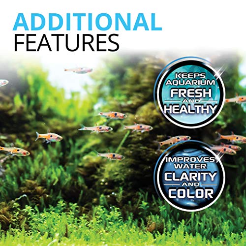 Fluval Carbon Filter Media for Aquariums, Premium Bituminous Carbon Inserts, 100-gram Nylon Bags, 3-Pack, A1440