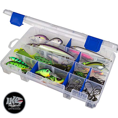 Flambeau Outdoors 4007 Tuff Tainer, Fishing Tackle Tray Box, Includes [12] Zerust Dividers, 24 Compartments