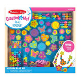 Melissa & Doug Created by Me! Bead Bouquet Deluxe Wooden Bead Set With 220+ Beads for Jewelry-Making, for 4+ years