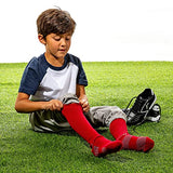 Franklin Sports Baseball + Softball Socks - Navy for Kids - Boys + Girls Tall Socks - Youth Small,Black