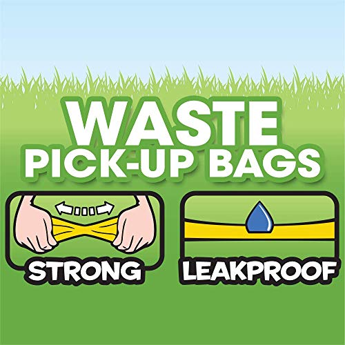 Bags On Board Dog Poop Bags | Strong, Leak Proof Dog Waste Bags | 9 x14 Inches, 315 Blue Bags