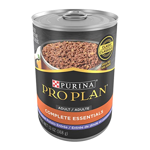 Purina Pro Plan Grain Free Dog Food Wet Pate, Turkey and Sweet Potato Entree - (12) 13 oz. Cans