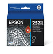 EPSON 252 DURABrite Ultra Ink High Capacity Black Cartridge (T252XL120-S) Works with WorkForce WF-3620, WF-3640, WF-7110, WF-7610, WF-7620, WF-7710, WF-7720, WF-7210