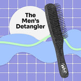Wet Brush Detangling Hair Brush for Men, Black - Stimulates Scalp & Beard for Fuller Stronger Healthier Hair - Intelliflex Detangler Bristles Promote Hair Growth & Protect from Breakage - Pain-Free