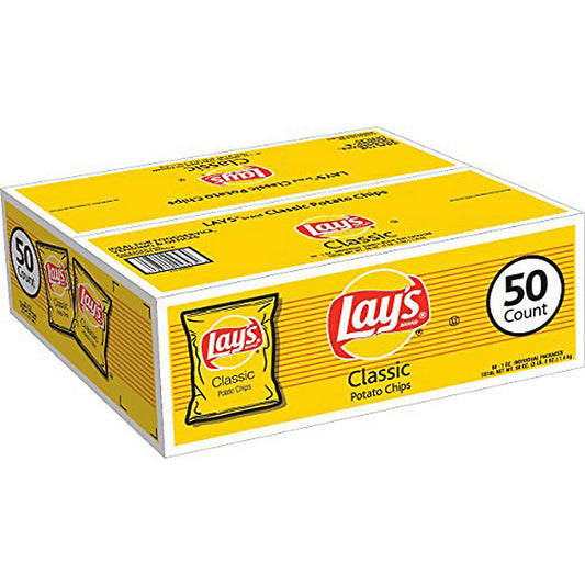 Lay's Classic Potato Chips, 50 pk./1 oz.