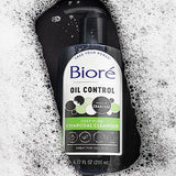 Bioré Charcoal Face Wash with Deep Pore Cleansing, for Dirt and Makeup Removal From Oily Skin, 6.77 Ounce, 3-pack